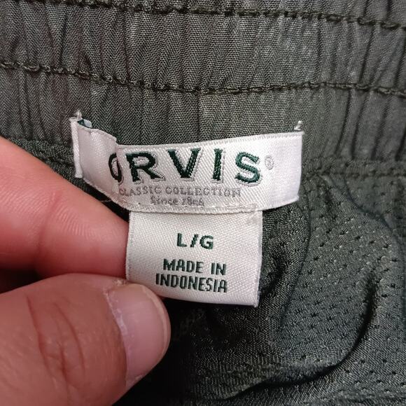 Orvis Women's Large Skort Army Green Pull-on Camo - Picture 5 of 6